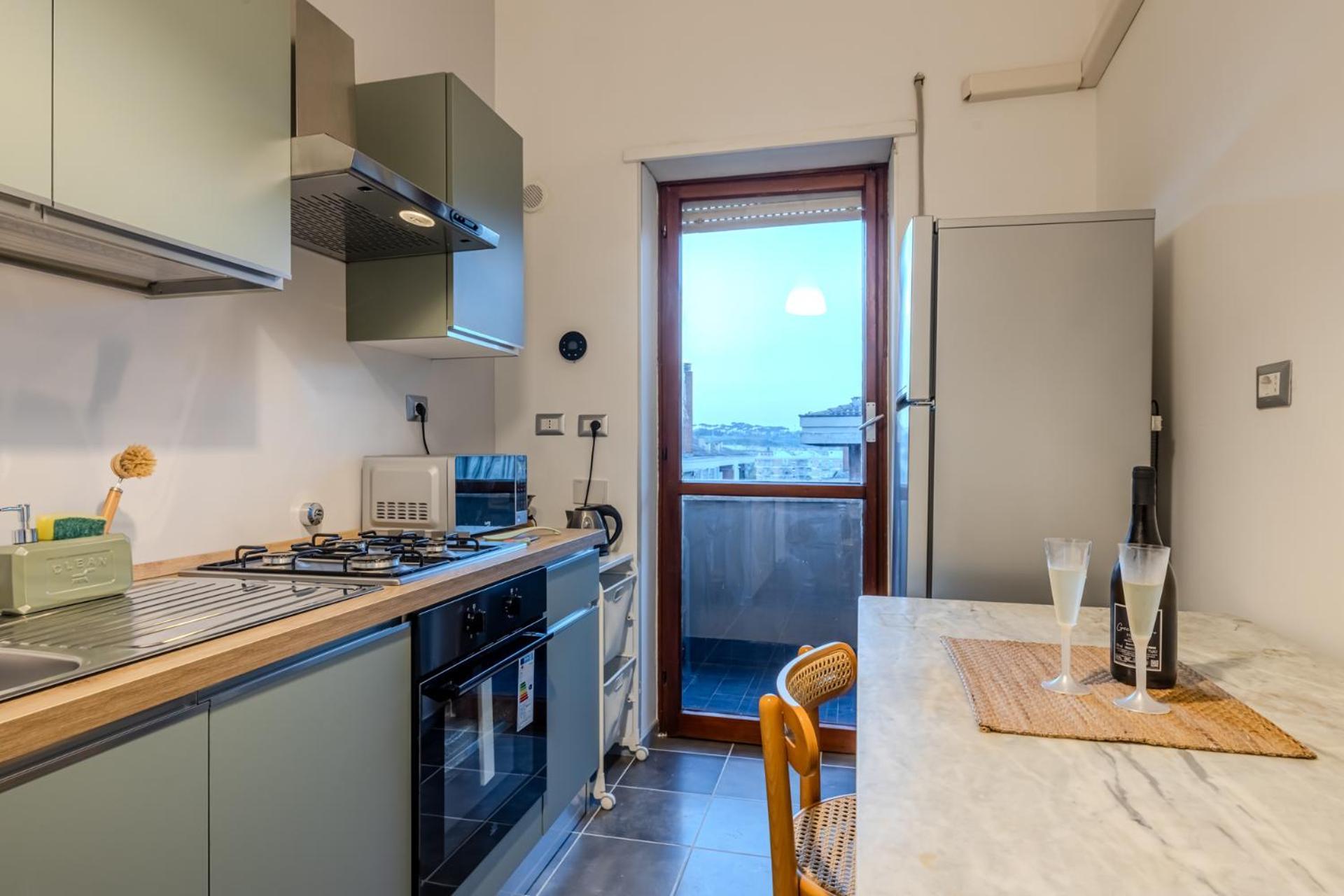 Apartment Vatican, 2 Bedrooms With Terraces And Garage